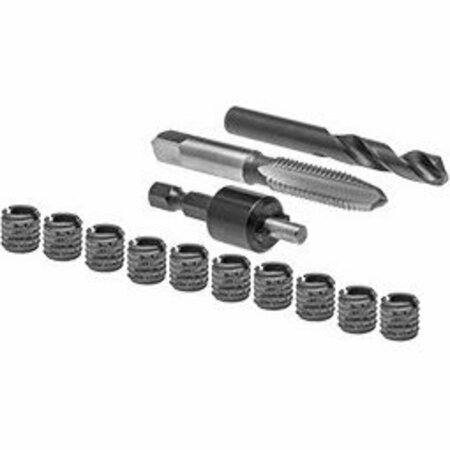 BSC PREFERRED Easy-to-Install Thread-Locking Inserts with Installation Tools Steel with Thin Wall 10-32 Thread 96015A110